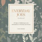 White background with title of book, Everyday Joys